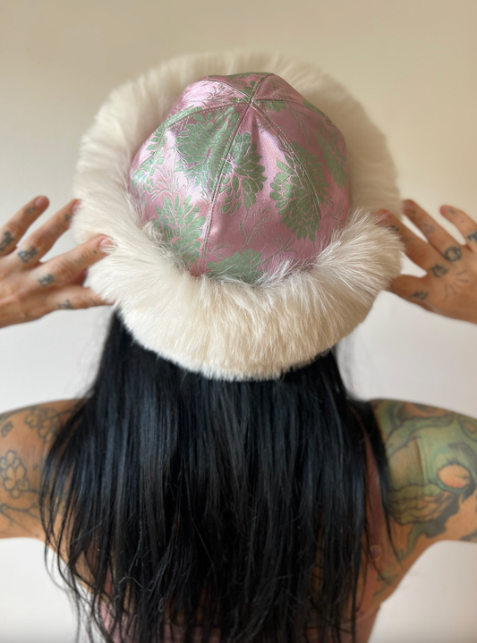 Bloom faux fur hat